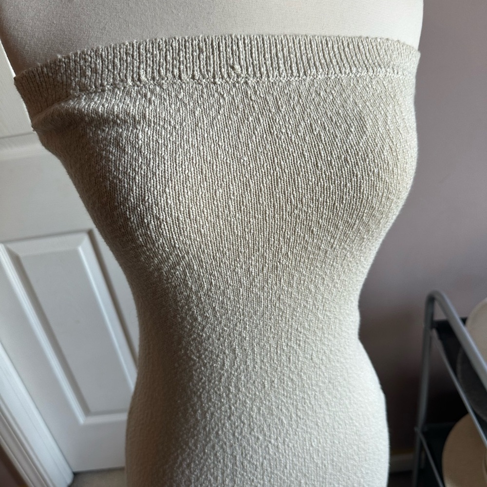 Free People NWT Rio Cream Strapless Knit Dress
